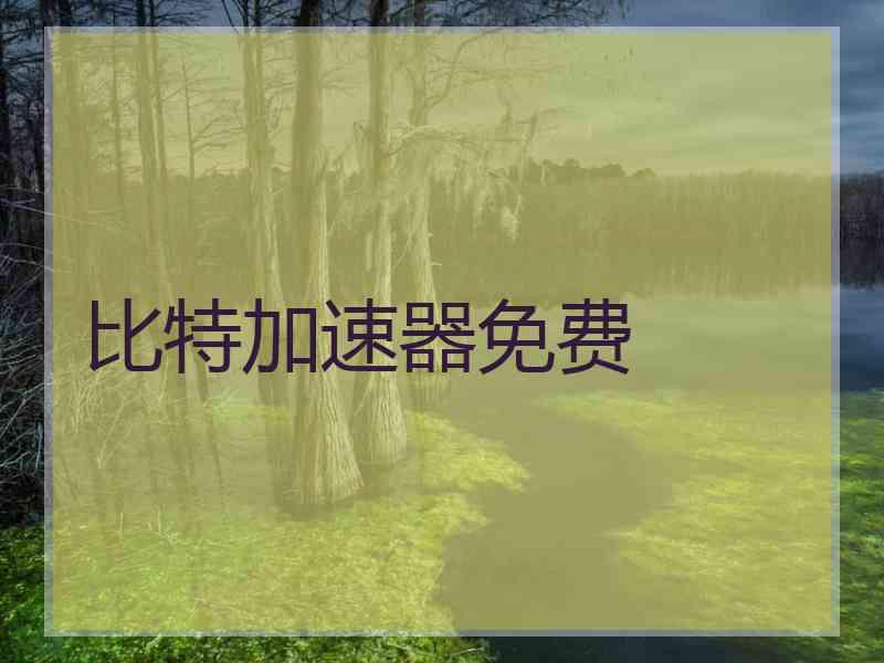 比特加速器免费