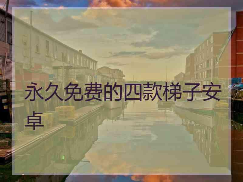 永久免费的四款梯子安卓