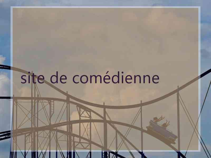 site de comédienne