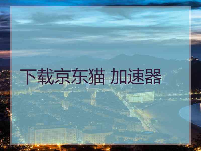 下载京东猫 加速器