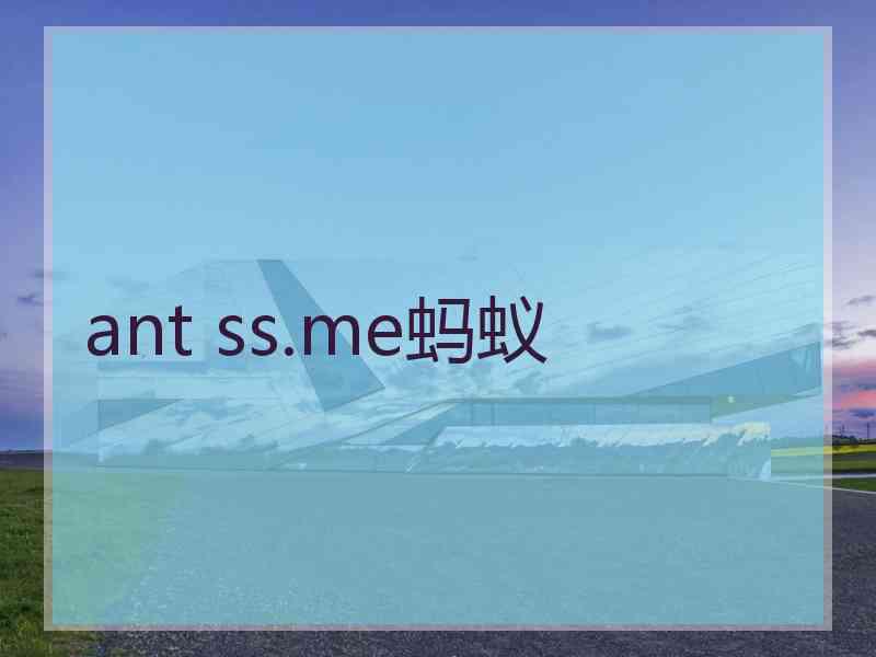 ant ss.me蚂蚁