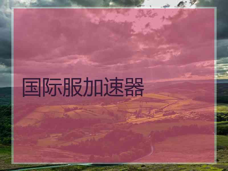 国际服加速器