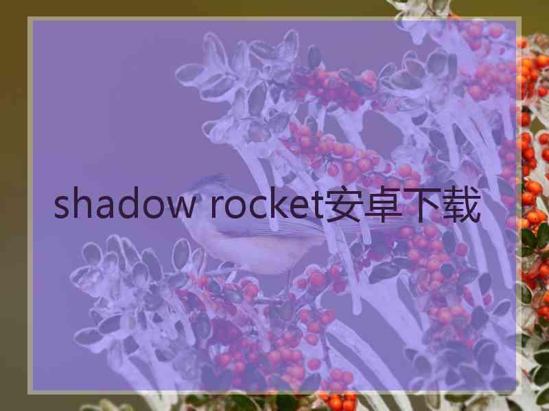 shadow rocket安卓下载