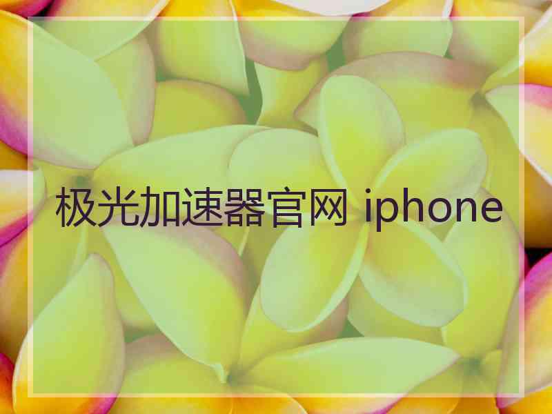 极光加速器官网 iphone