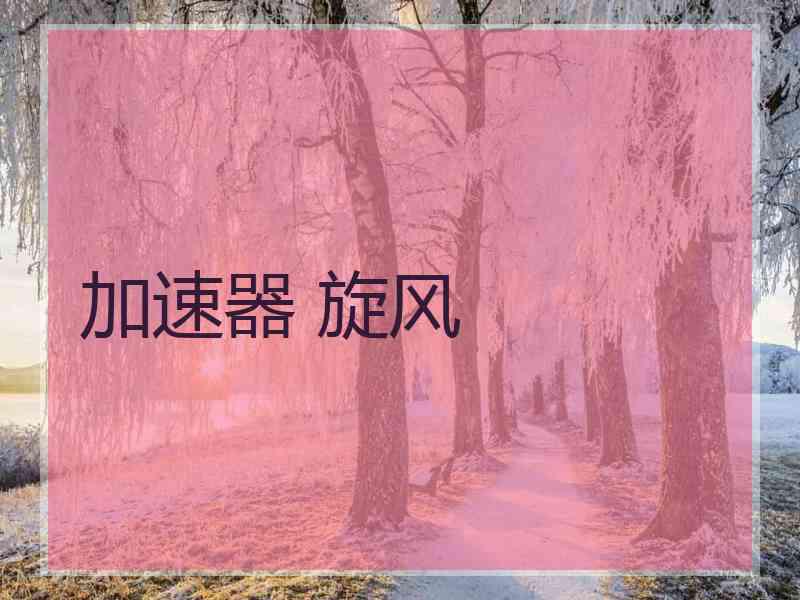 加速器 旋风