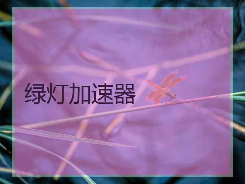 绿灯加速器