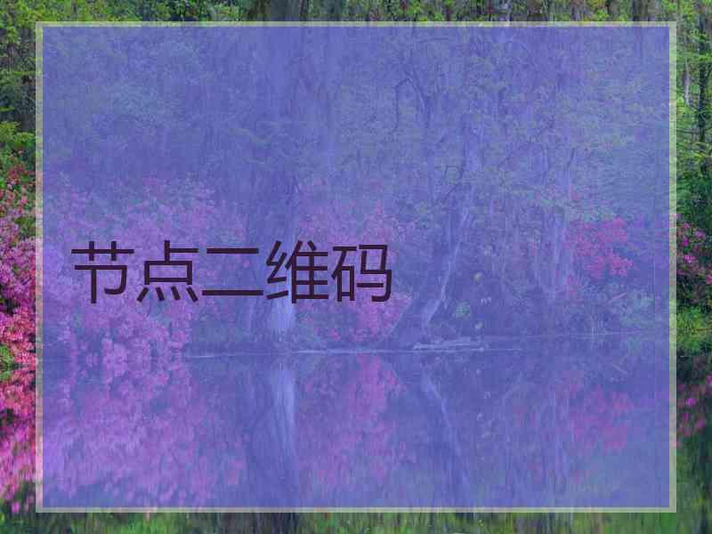 节点二维码