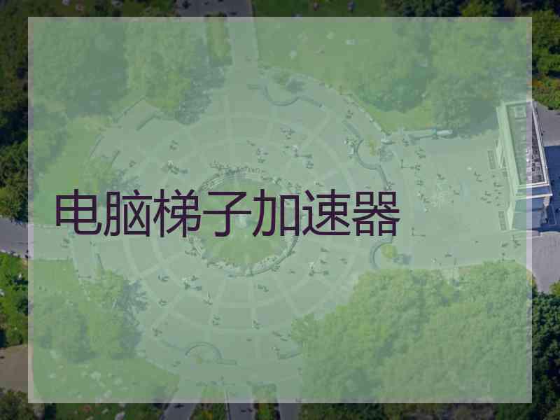电脑梯子加速器