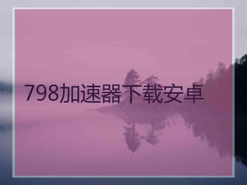 798加速器下载安卓