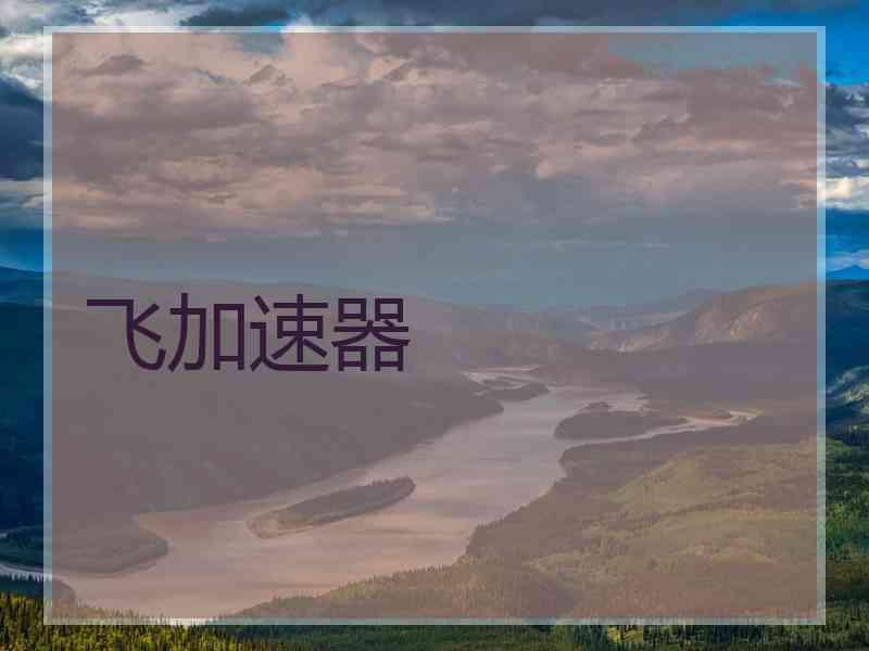 飞加速器