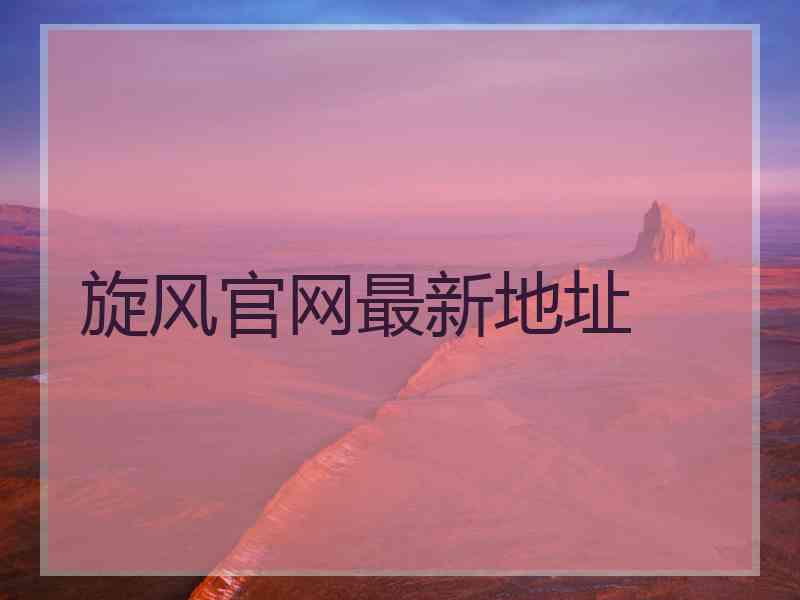旋风官网最新地址