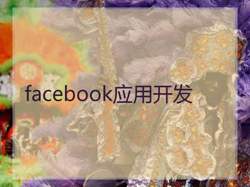 facebook应用开发