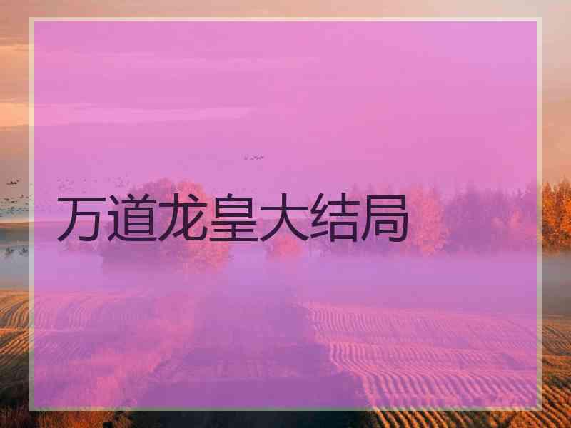 万道龙皇大结局