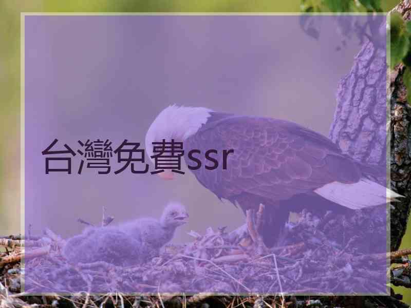 台灣免費ssr