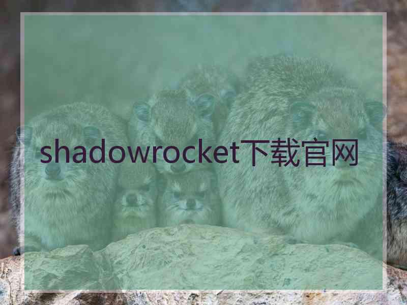shadowrocket下载官网