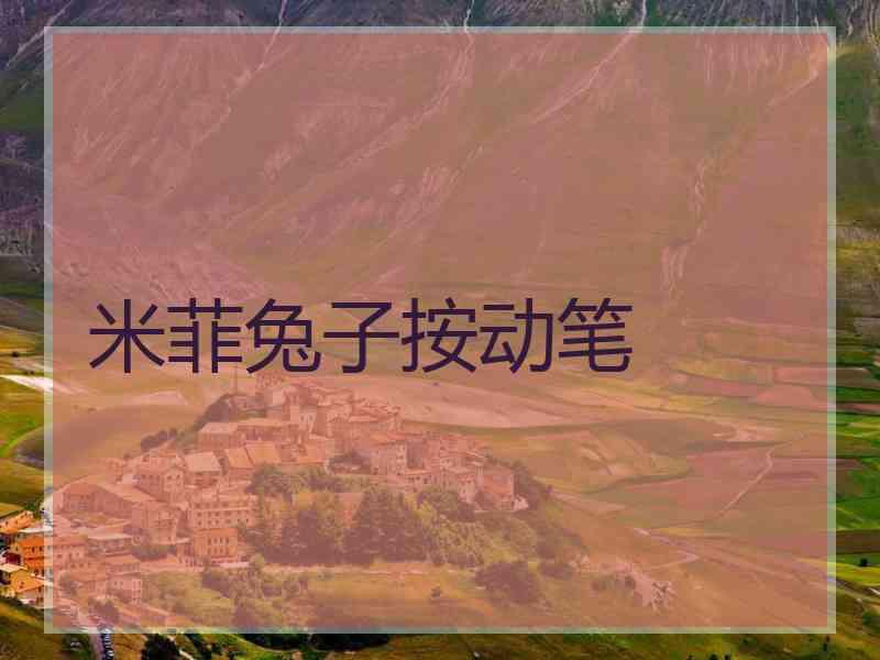 米菲兔子按动笔
