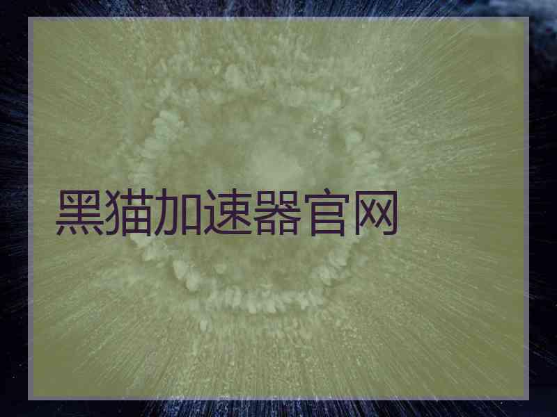 黑猫加速器官网