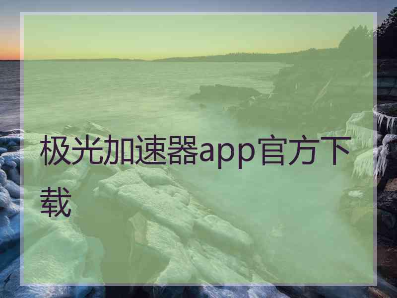 极光加速器app官方下载