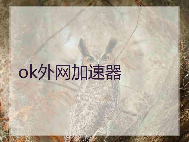 ok外网加速器