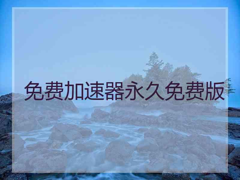 免费加速器永久免费版