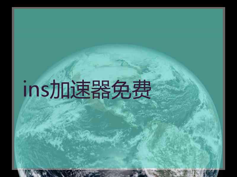 ins加速器免费