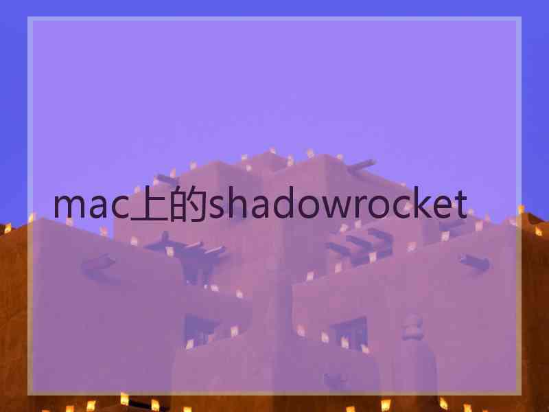 mac上的shadowrocket