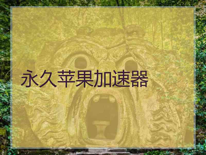 永久苹果加速器