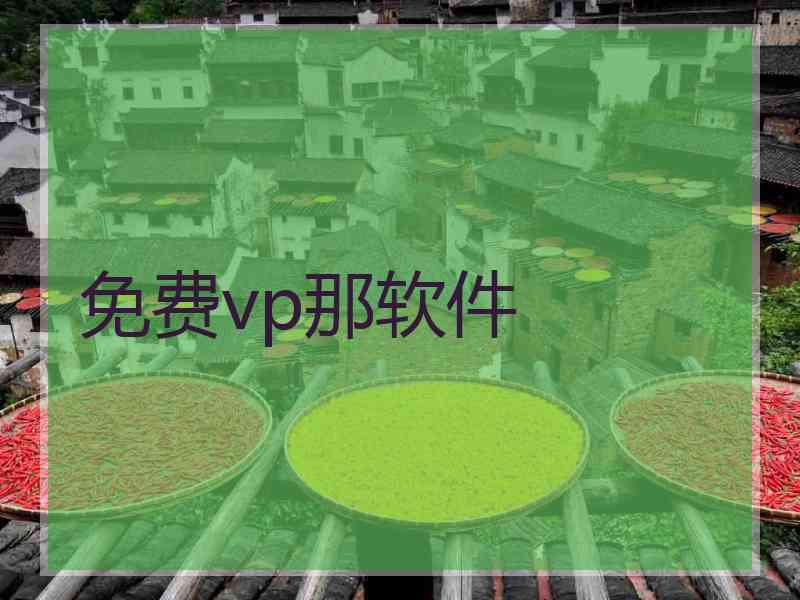 免费vp那软件