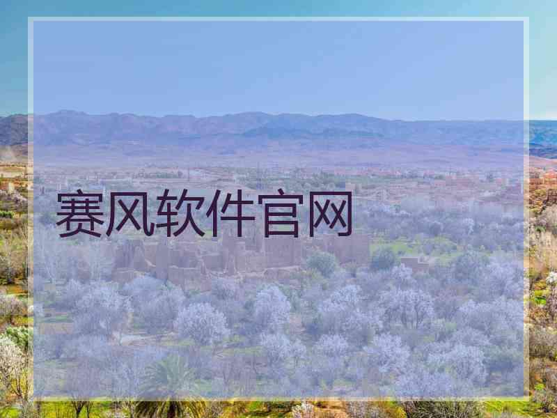 赛风软件官网
