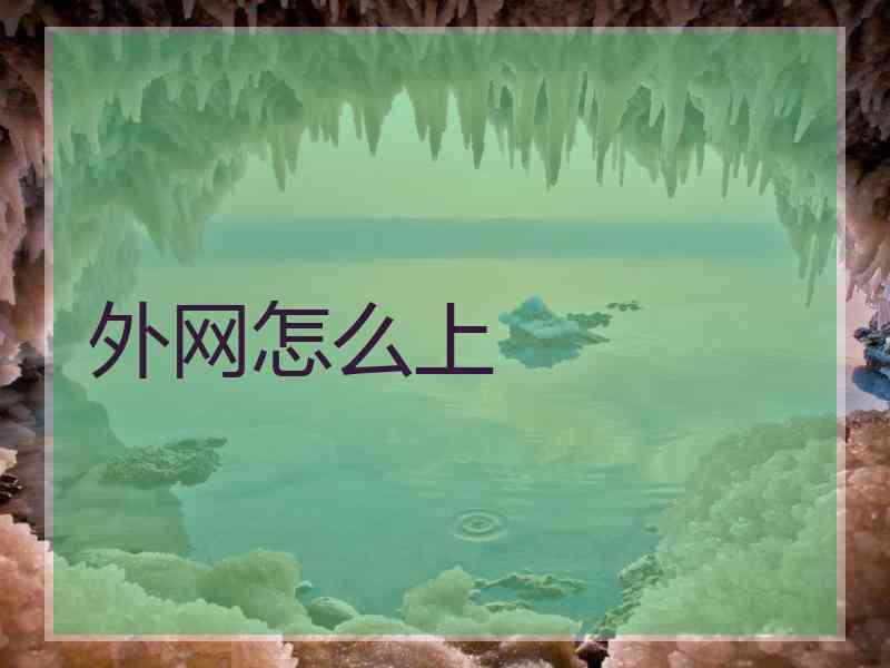 外网怎么上