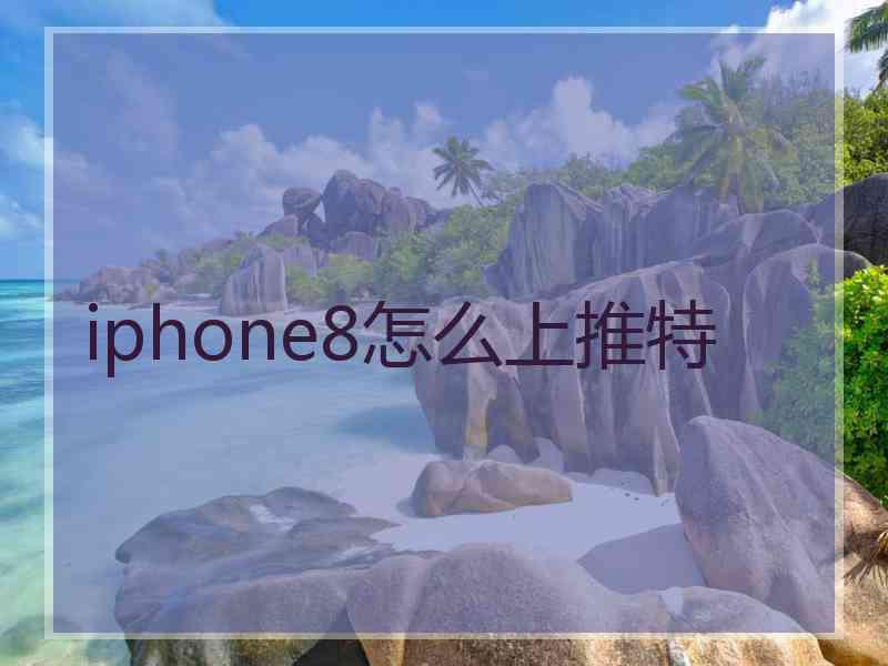 iphone8怎么上推特