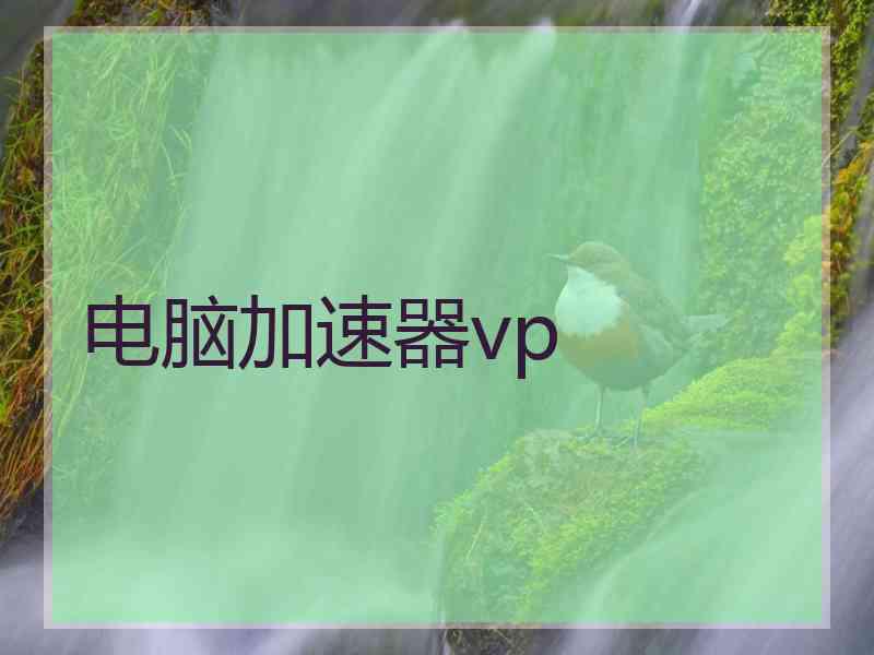 电脑加速器vp