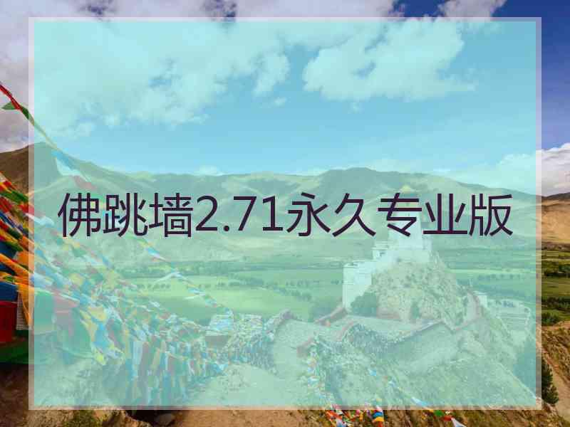 佛跳墙2.71永久专业版
