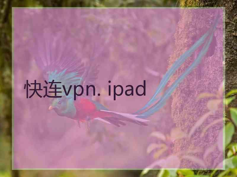 快连vpn. ipad