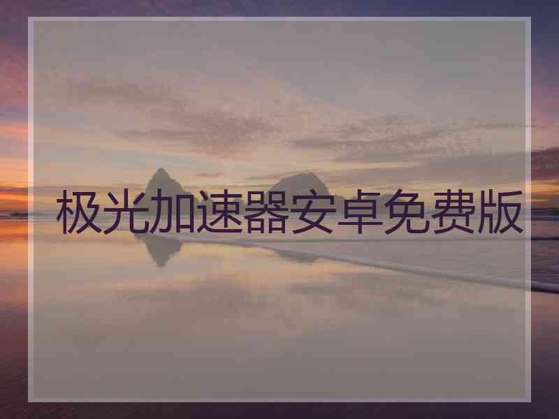 极光加速器安卓免费版
