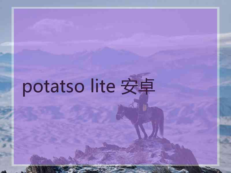 potatso lite 安卓