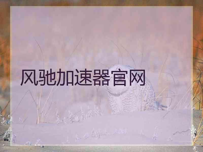 风驰加速器官网