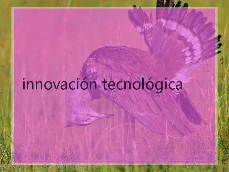 innovación tecnológica