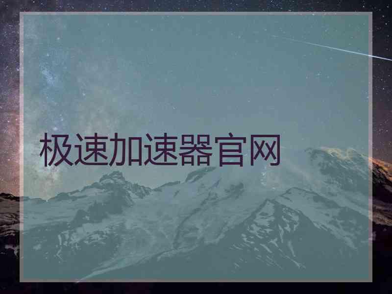 极速加速器官网