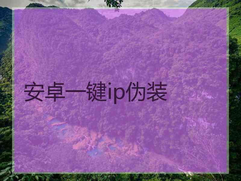 安卓一键ip伪装