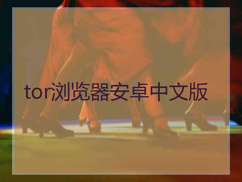 tor浏览器安卓中文版