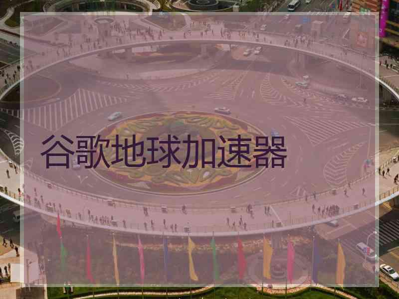 谷歌地球加速器