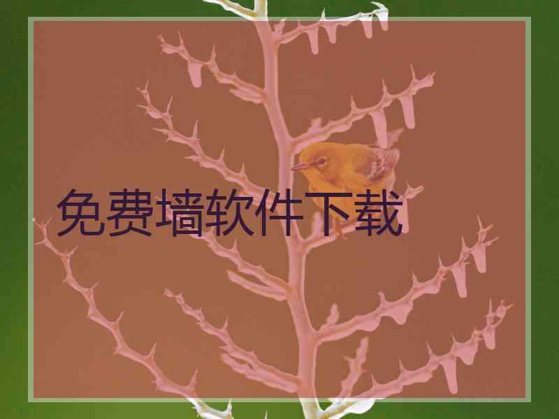 免费墙软件下载