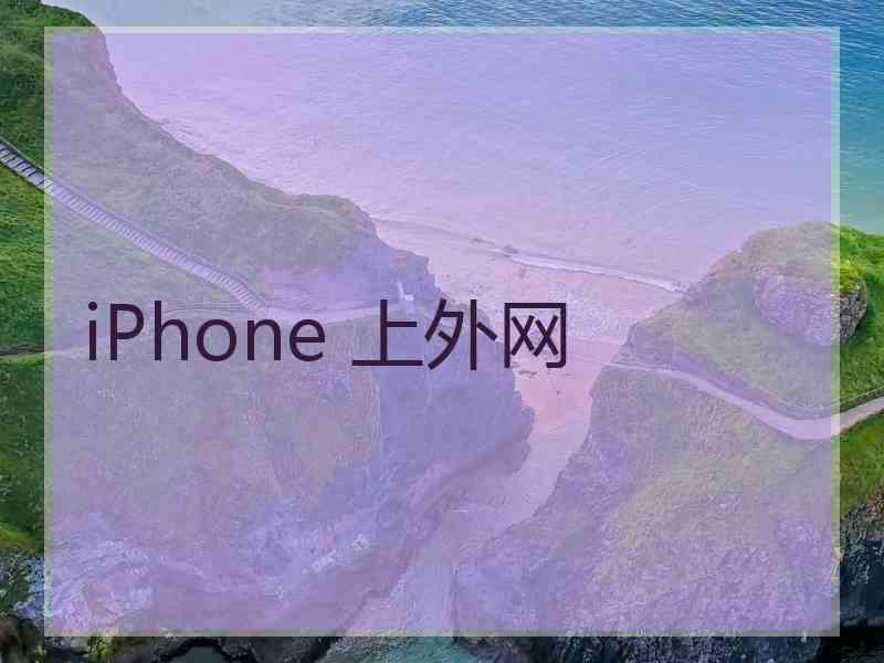 iPhone 上外网