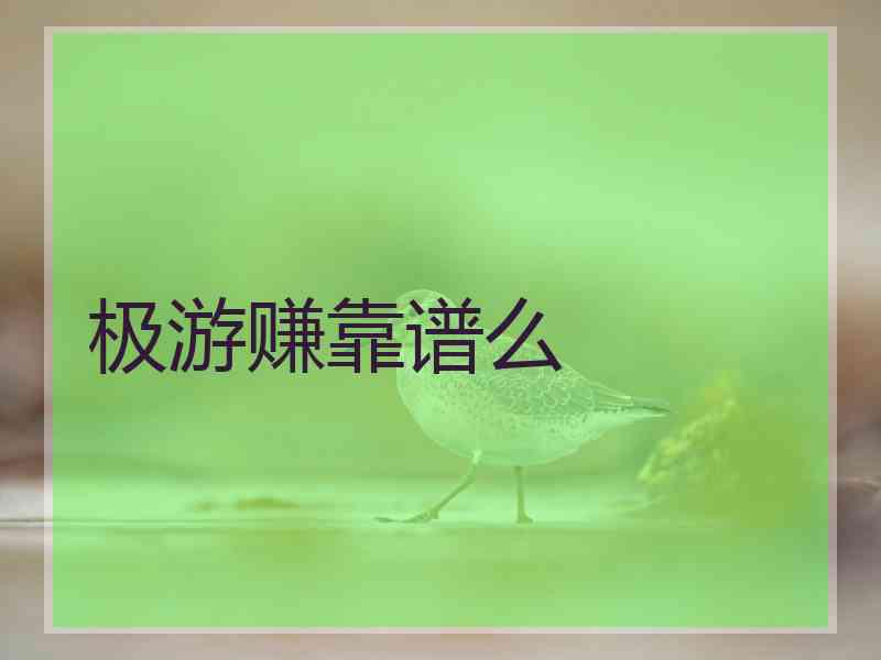 极游赚靠谱么