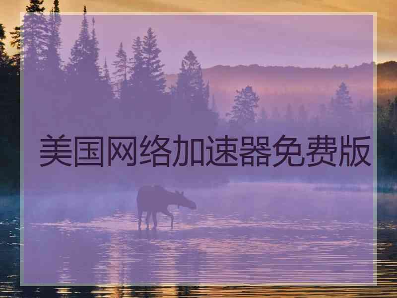美国网络加速器免费版