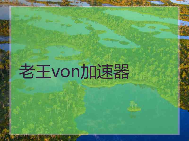老王von加速器