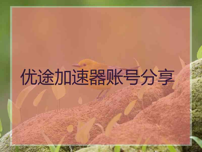 优途加速器账号分享