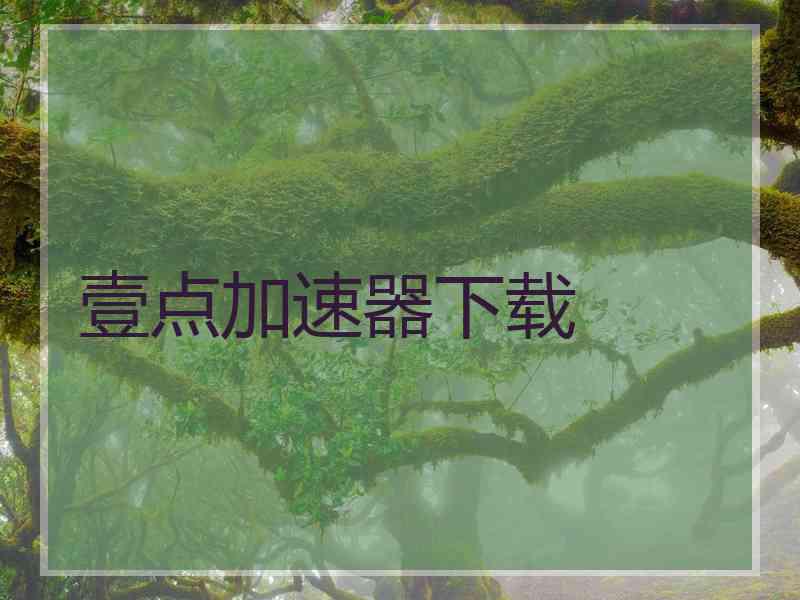 壹点加速器下载