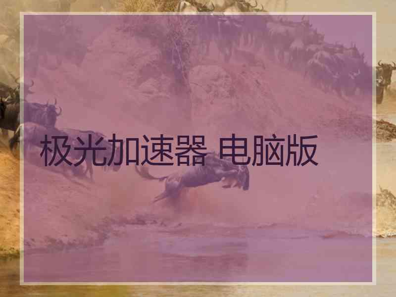 极光加速器 电脑版